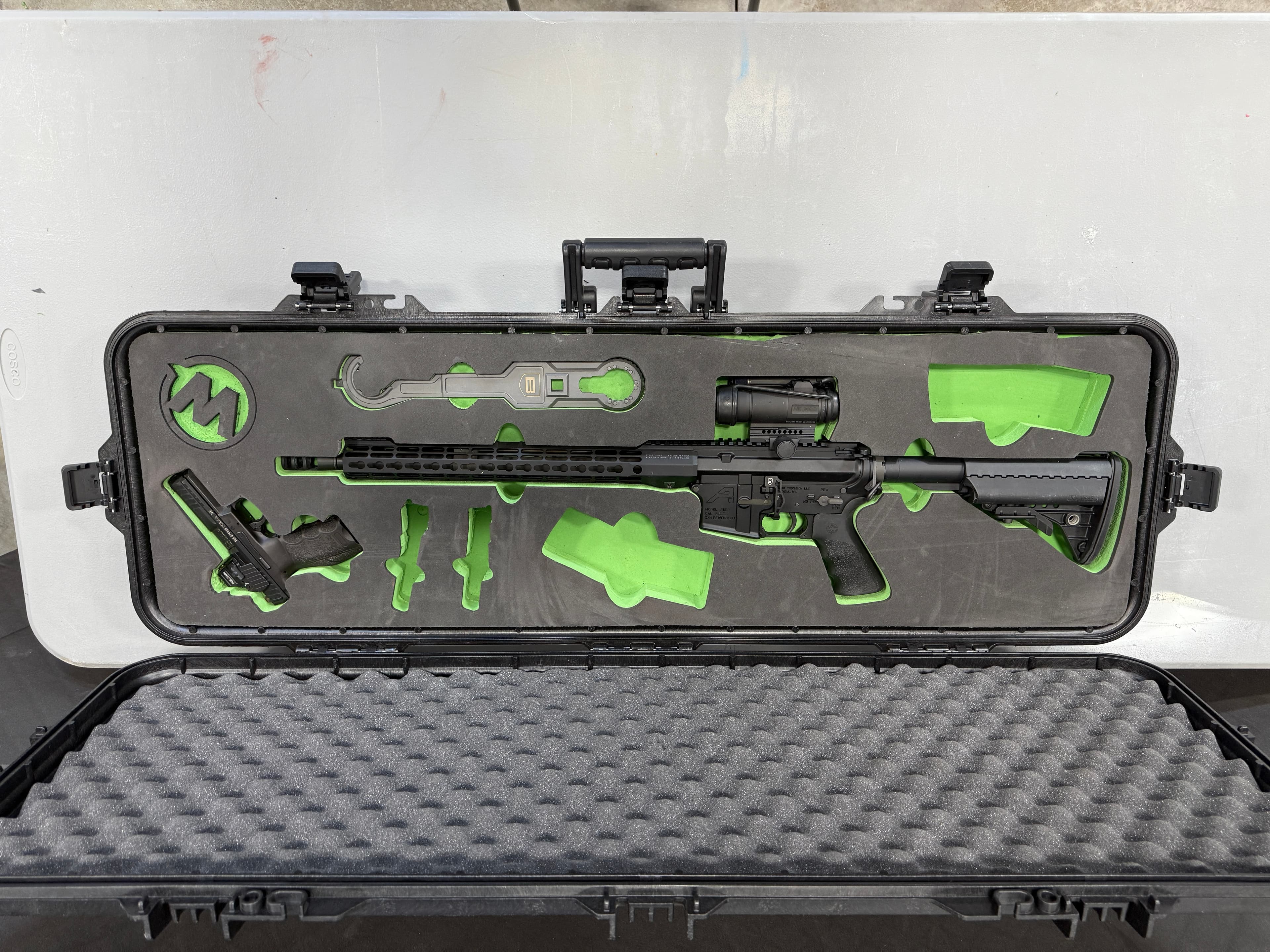 After Custom Cut Foam